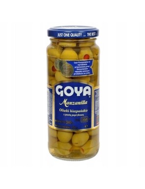 Goya Oliwki zielone z pastą paprykową 358 ml