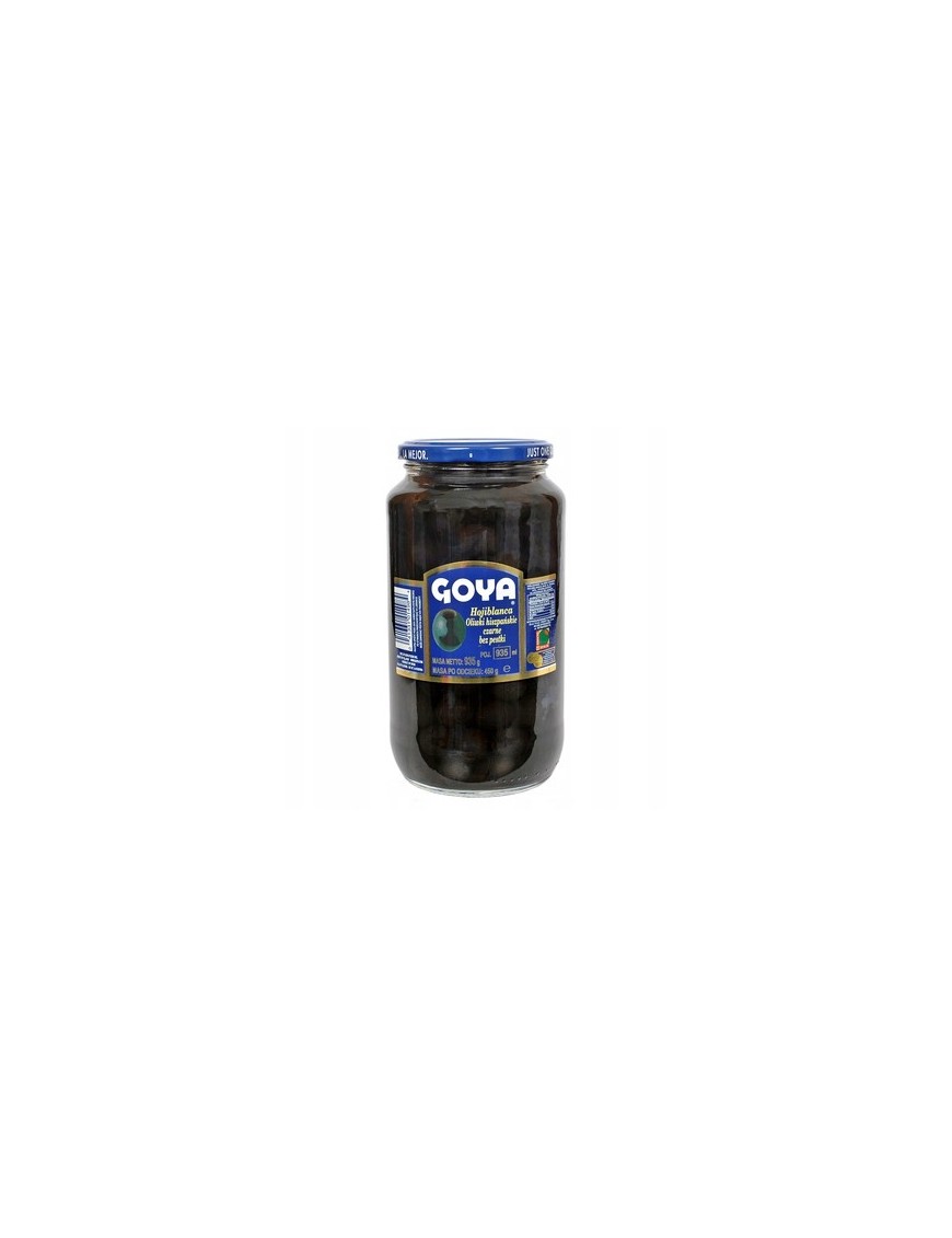 Goya Hojiblanca oliwki czarne drylowane 935ml