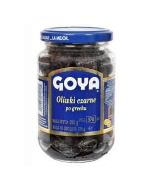 Goya oliwki czarne po grecku 370ml