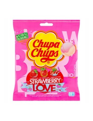 Chupa Chups Love Lizaki wielosmakowe 120 g 10sztuk