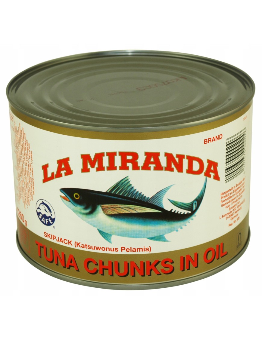 Tuńczyk kawałki w oleju La Miranda 1705 g