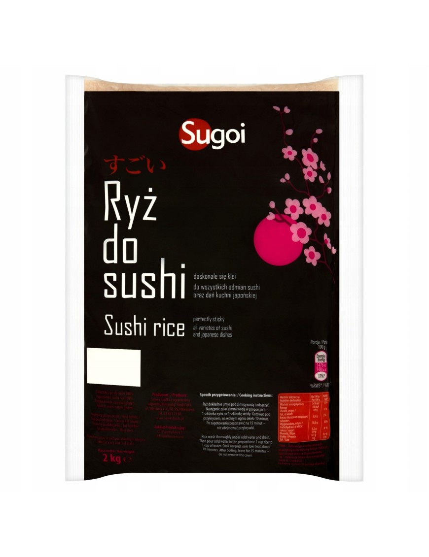 Sugoi Ryż do sushi 2 kg