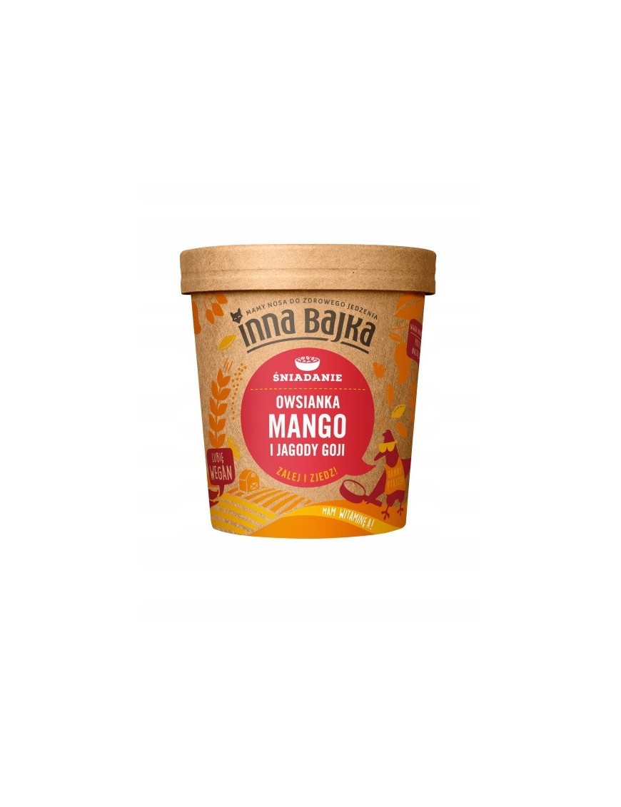 Inna Bajka Owsianka Mango i Jagodygoji 70g