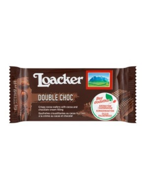 Loacker wafelek Double Choc 45 G