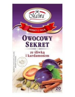 Malwa Herbata Owocowy Sekret 40 g (20 x 2 g)