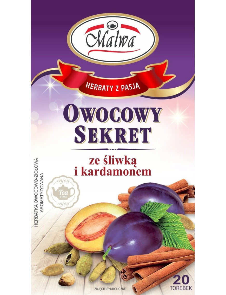 Malwa Herbata Owocowy Sekret 40 g (20 x 2 g)