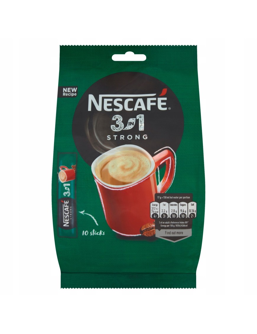 Nescafé 3in1 Strong napój kawowy 170 g (10 x 17 g)