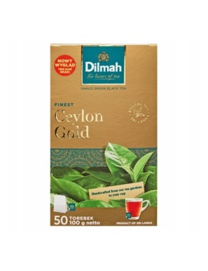 Dilmah Finest Ceylon Gold czarna herbata 100g 50T