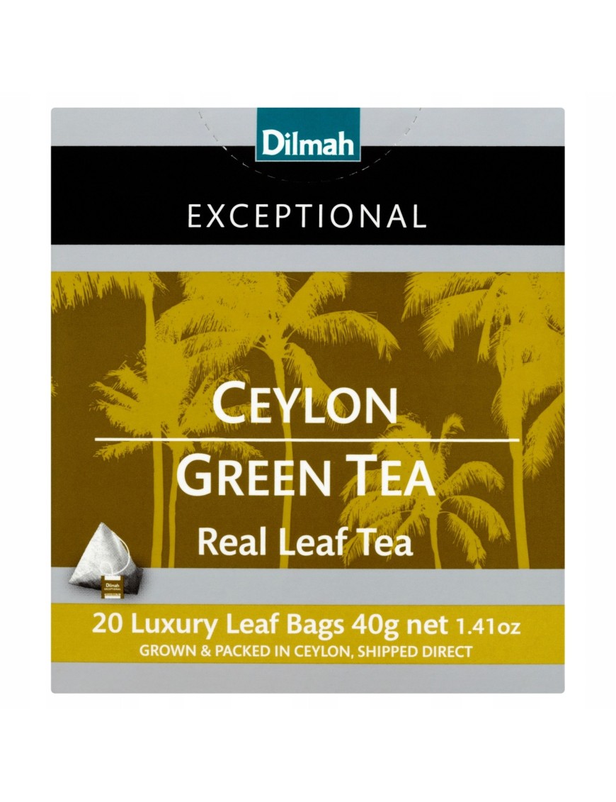 Dilmah Exceptional Zielona herbata 40g 20T
