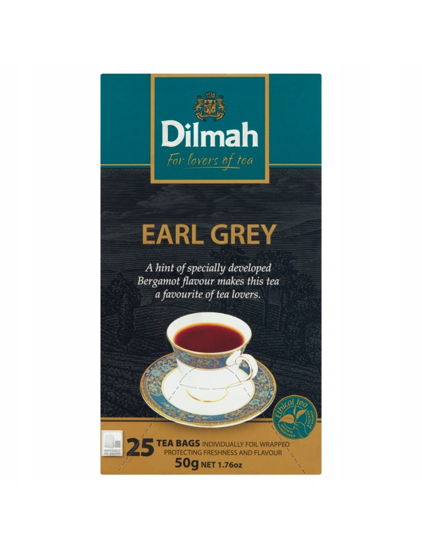 Dilmah Earl Grey Czarna herbata 50 g 25T