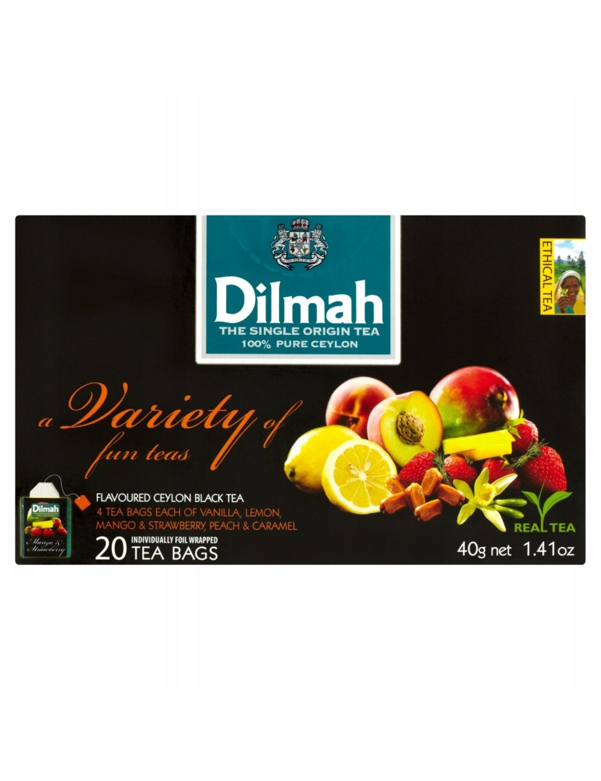 Dilmah Zestaw czarnych herbat 40 g 20T