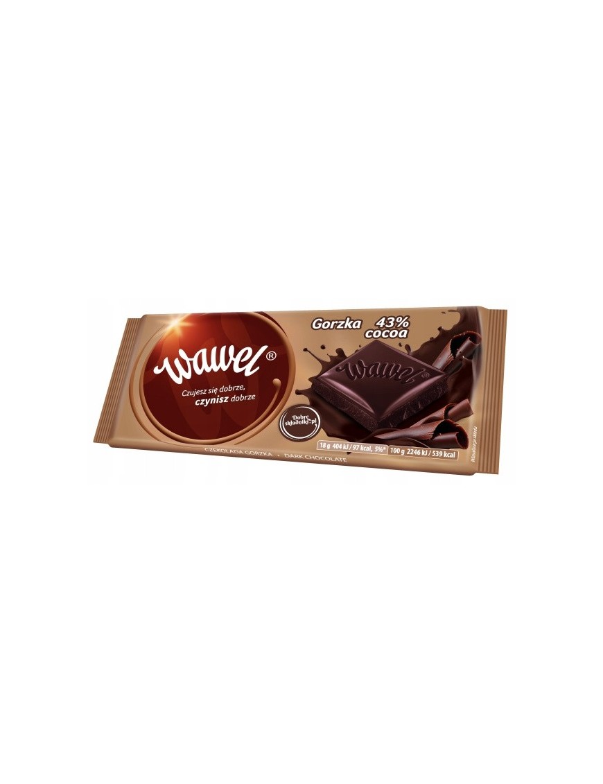 Wawel Czekoladagorzka 43% cocoa 90g