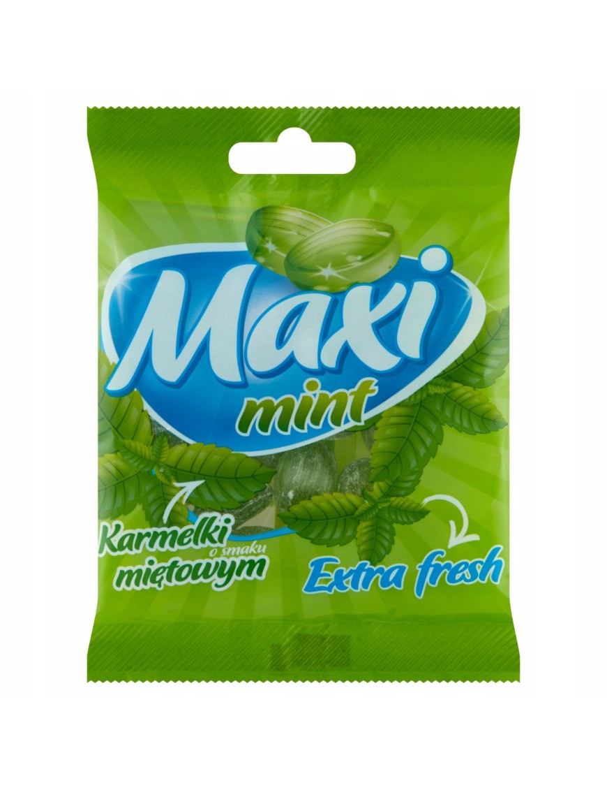 Maxi Mint Karmelki o smaku miętowym 80 g