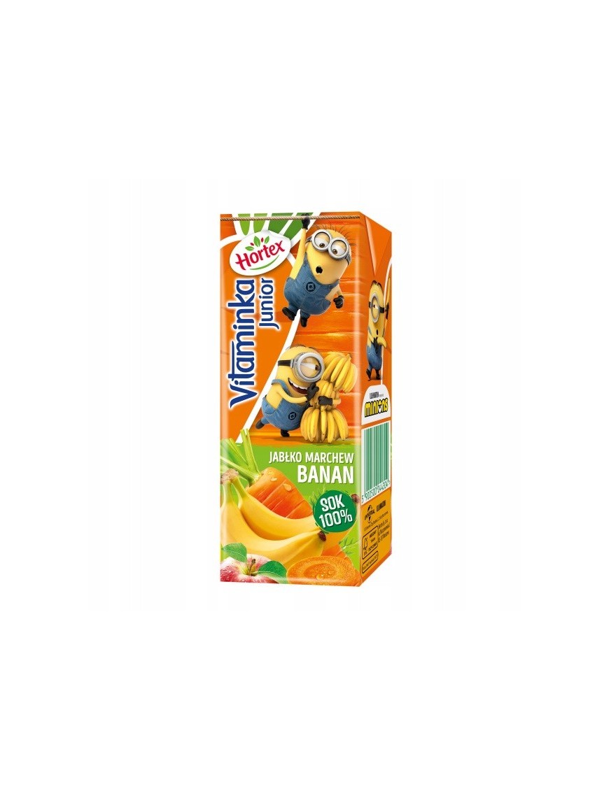 Hortex Jabłko marchew banan 200ml