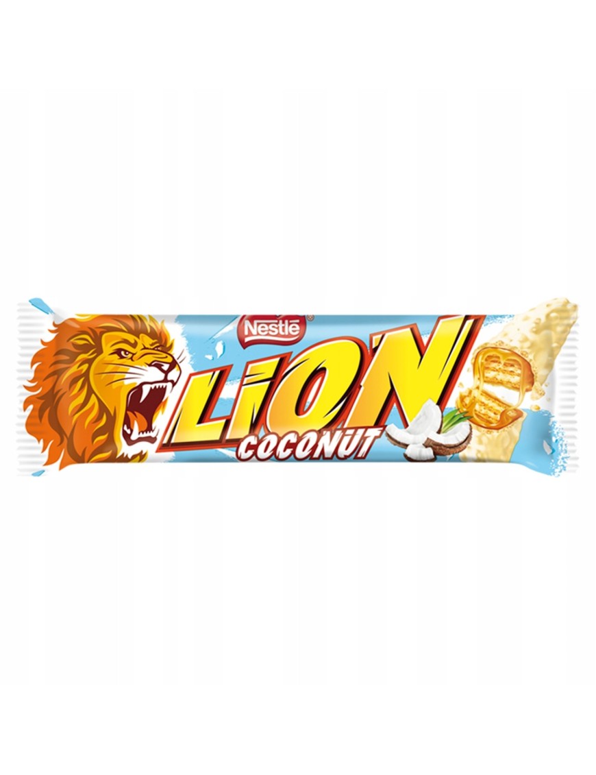 LION Coconut wafel karmelowy wiórki kokosowe 40g