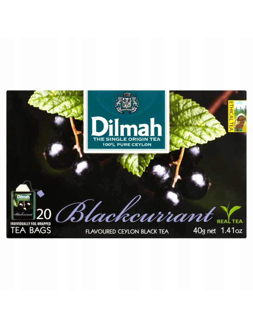 Dilmah Cejlońska czarna herbata z aromatem czarnej