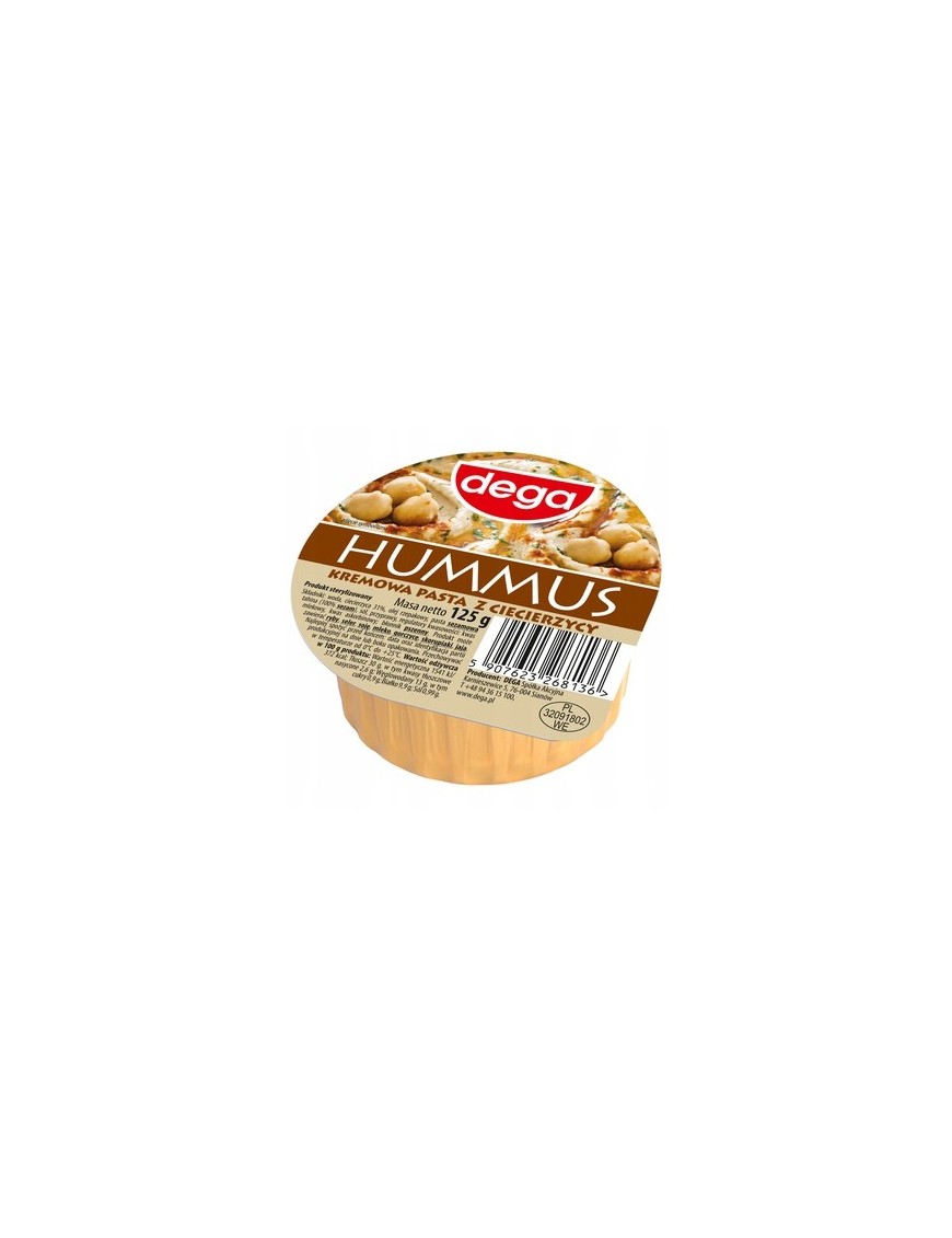 Dega Hummus Kremowa pasta z ciecierzycy 125g