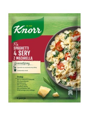 Knorr Fix Spaghetti 4 sery z Mozarellą 45g