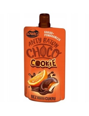 Łowicz Anty Baton Choco Cookie Mus pomarańcza 100g