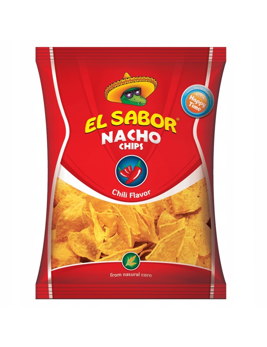 Nachosy o smaku chili 100g El Sabor