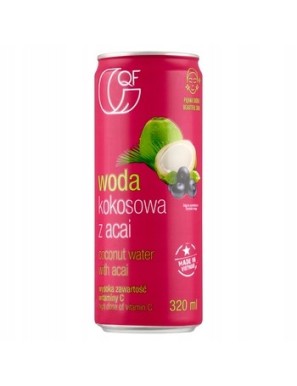 Quality Food woda kokosowa z acai 320ml