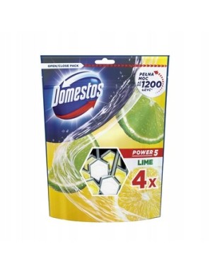 Domestos Power 5 Lime 4x55g