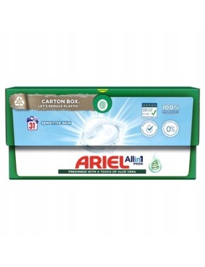 Ariel Sensitive Skin All-in-1 Kapsułki 31 prań