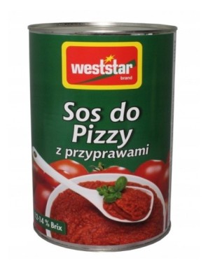 Sos do pizzy pomidorowy z przyprawami 12-14% 4150g