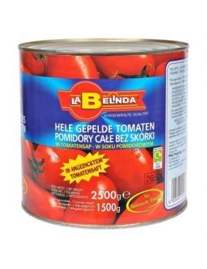 Pomidory całe bez skorki La Belinda 2500 g