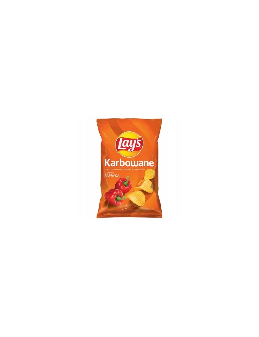Lay's Lays Karbowane Chipsy paprykowe 120 g