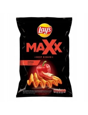 Lay's Lays Maxx Paprika Chipsy ziemniaczane 120g