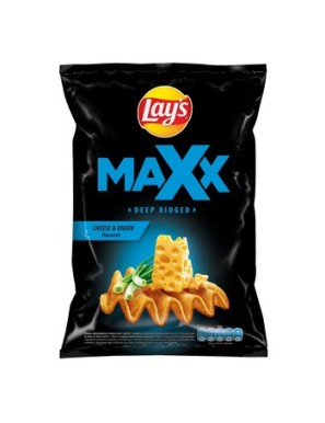 Lay's Lays Maxx Chipsy serowo-cebulowe 120g