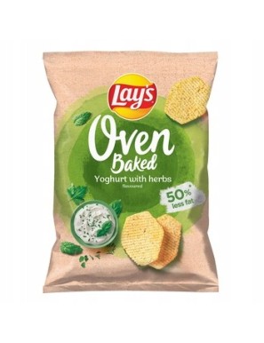 Lay's Oven Baked Lays jogurt z ziołami chipsy 110g