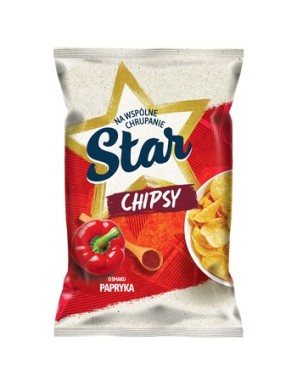 Star Chipsy o smaku paprykowym 120 g