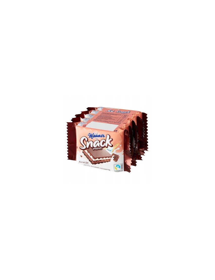 Wafel Manner Snack Minis mleczno-czekoladowy 5*25g