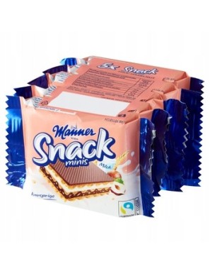 Wafel Manner Snack Minis mleczno-orzechowy 5*25g
