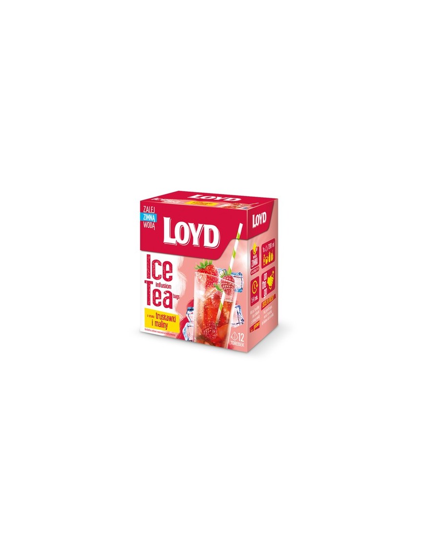 Loyd Ice Tea o smaku truskawki i maliny 25GX12