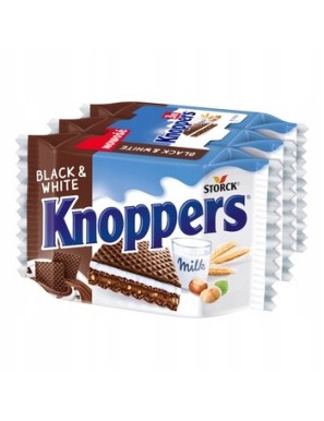 Knoppers Black&White 75g Wafelek