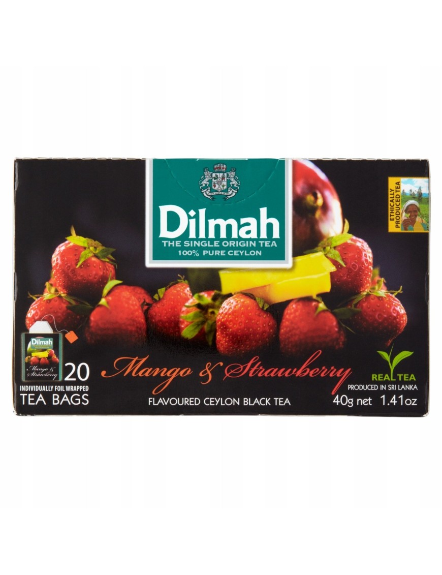 Herbata Dilmah Mango & Strawberry 20 torebek