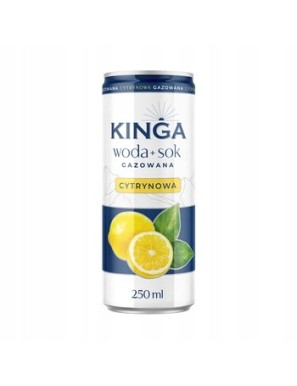 KINGA woda  sok gazowana cytrynoa 250 ml