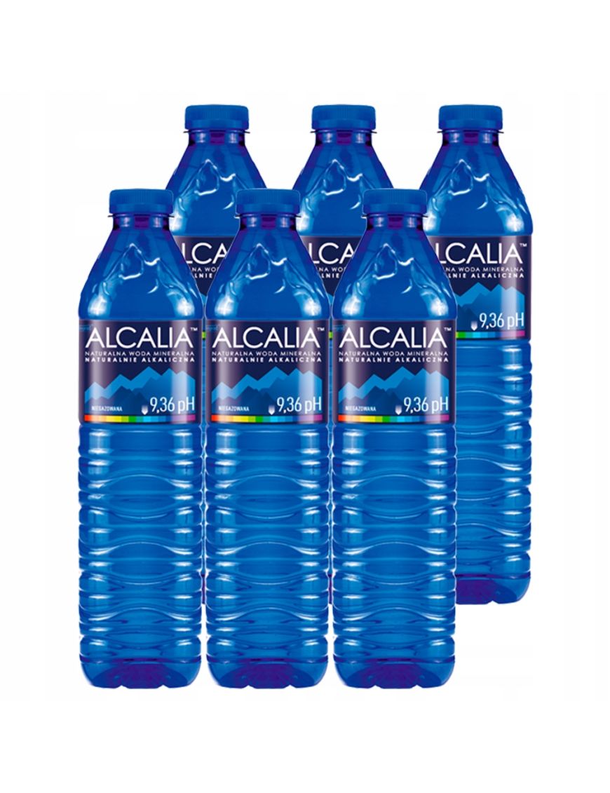 6x Velingrad Alcalia Naturalna woda mineralna niegazowana 1,5 l