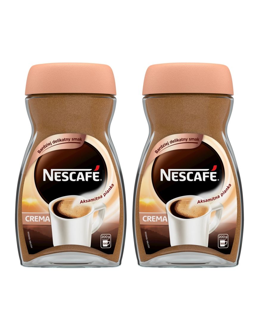 Nescafé Crema Kawa rozpuszczalna 2x 200g
