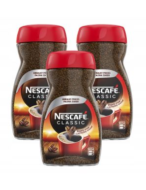 Nescafé Classic Kawa rozpuszczalna 3 x 200g