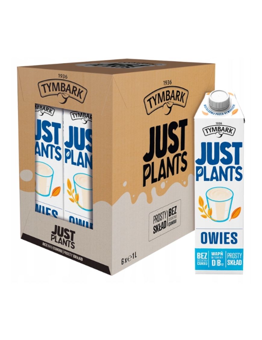 Tymbark Just Plants Owies 6 x 1l