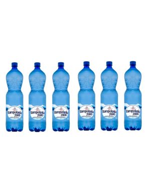 6 x Staropolanka 2000 Naturalna woda mineralna wysokozmineralizowana lekko gazowana 1,5 l