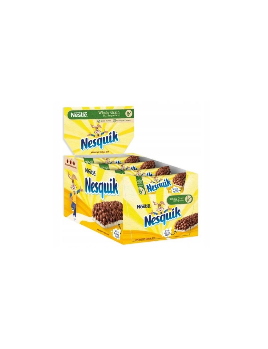 16x Nestlé Nesquik Śniadaniowy baton zbożowy 25 g