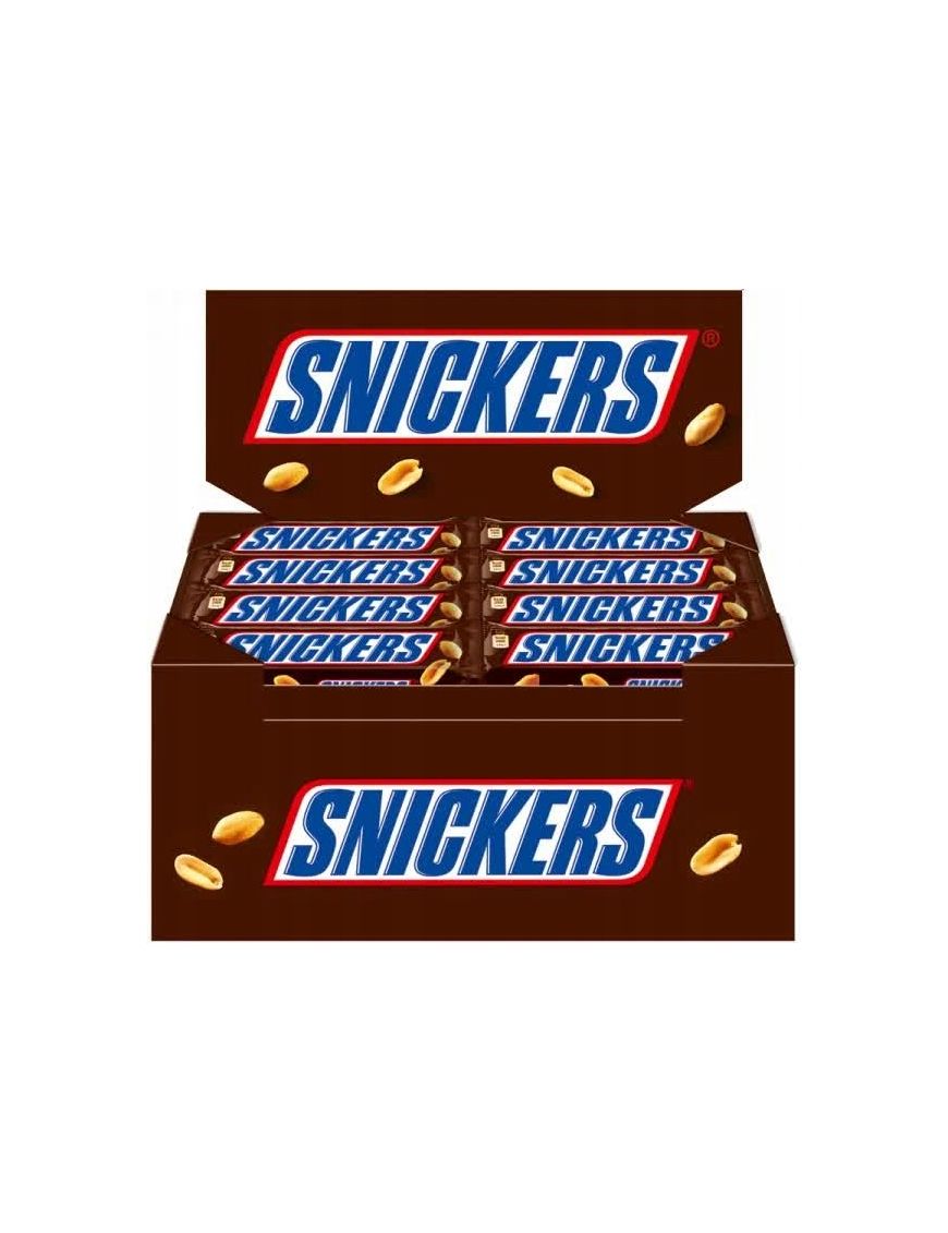 40x Snickers Baton z nadzieniem i orzeszkami ziemnymi w karmelu i czekoladzie 50 g