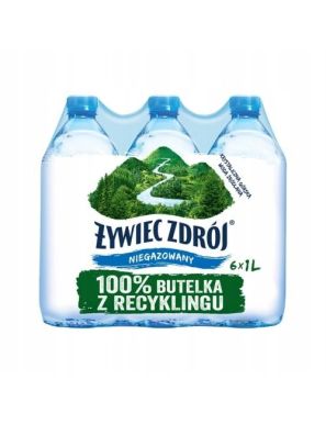 Żywiec zdrój niegazowany woda źródlana 6X1 l