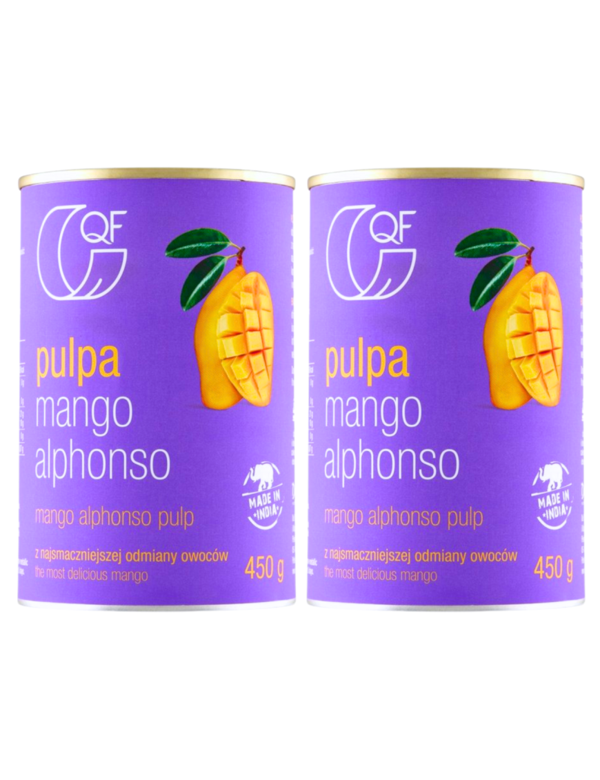 2 x Quality Food pulpa z mango 450g
