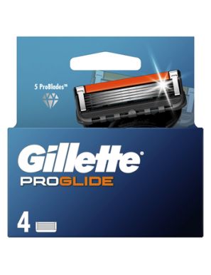 Gillette ProGlide Ostrza wymienne do maszynki do golenia dla mężczyzn, 4 sztuk